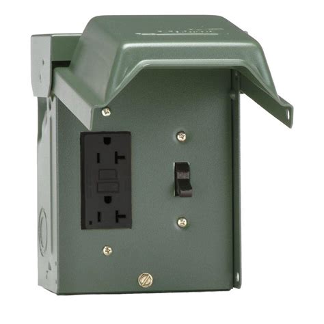 small 20 amp junction box|20 amp outdoor outlet.